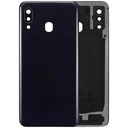 Vitre arrière avec lentille caméra pour SAMSUNG A30 - A305 2019 - Aftermarket plus - Noir