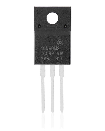 [109082006159] 40N60M2 - Transistor Canal N Pour Alimentation PlayStation 5  - TO-220F, 650 V - Soudure nécessaire