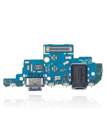 [107082088520] Connecteur de charge avec prise Jack compatible SAMSUNG A52s - A528 2021 - Premium