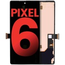 Bloc écran OLED avec châssis - sans capteur d'empreintes - pour Google Pixel 6 - Aftermarket Plus - Toutes couleurs