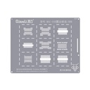 Stencil pochoir de rebillage - MAC-SSD, SSD-DDR - Qianli QS93