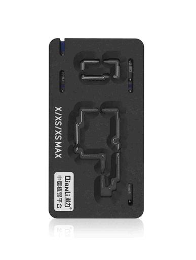 Plateforme de rebillage middle frame pour iPhone X - XS - XS Max - Qianli