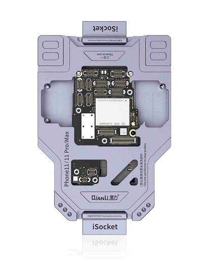 3 en 1 Plateforme ISOCKET Qianli pour iPhone 11 - 11 Pro - 11 Pro Max