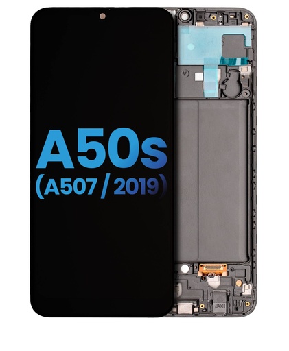 Bloc écran LCD avec châssis pour SAMSUNG A50s - A507 2019 - Aftermarket Incell - Toutes couleurs