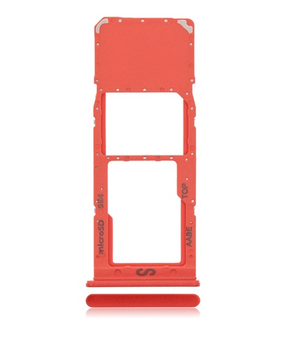 [107082084129] Tiroir SIM compatible SAMSUNG A02 A022 2020 - Rouge