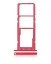 Tiroir Double SIM pour SAMSUNG A02S A025 2020 - A03 A035 2021 - Rouge