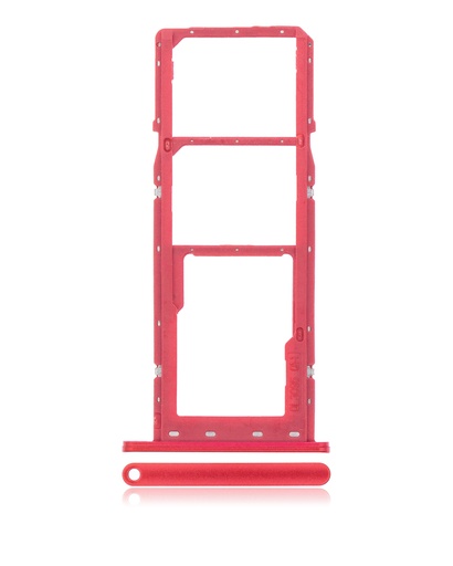 Tiroir Double SIM pour SAMSUNG A02S A025 2020 - A03 A035 2021 - Rouge