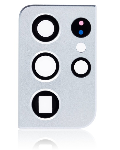 Vitre caméra arrière avec châssis pour SAMSUNG S21 Ultra - Phantom Silver