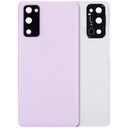 Vitre arrière avec lentille caméra compatible Samsung Galaxy S20 FE 5G - Aftermarket Plus - Cloud Lavender