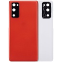 Vitre arrière avec lentille caméra compatible Samsung Galaxy S20 FE 5G - Aftermarket Plus - Cloud Red