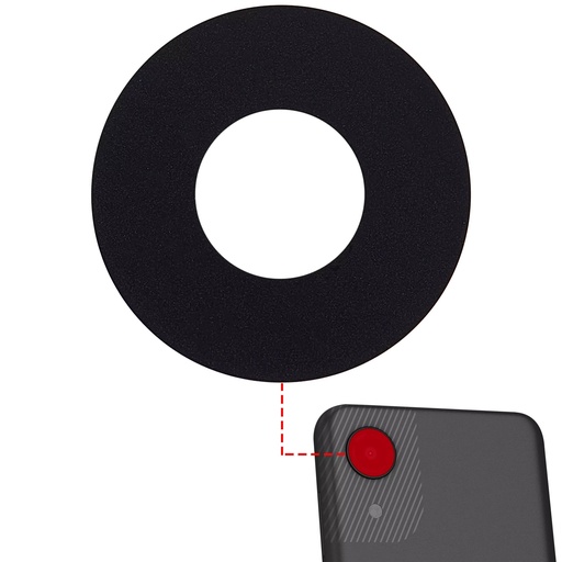 Lot de 10 lentilles caméra arrière - verre seul avec adhésif pour SAMSUNG A03 Core - A032 2021