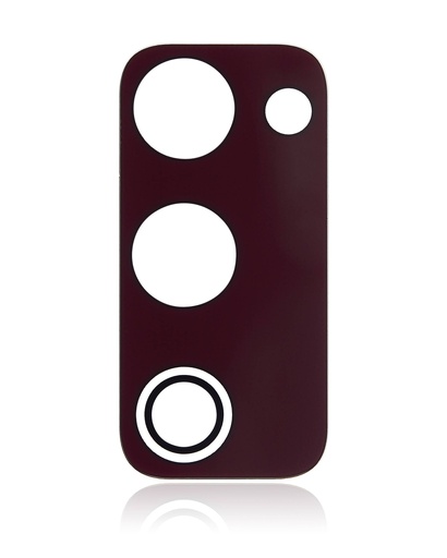Lot de 10 lentilles caméra arrière - verre seul avec adhésif pour SAMSUNG S20 FE 4G - 5G - Cloud Red