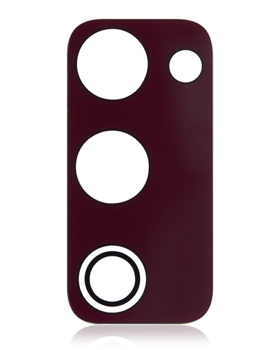 Lentille caméra arrière - verre seul avec adhésif pour SAMSUNG S20 FE 4G et 5G - Cloud Red