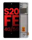 Bloc écran OLED avec châssis pour SAMSUNG S20 FE 4G et 5G - Aftermarket Plus - Menthe