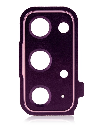 Lentille caméra arrière avec anneau pour SAMSUNG S20 FE 4G et 5G - Mauve