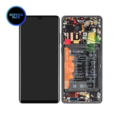 Bloc écran OLED pour HUAWEI P30 Pro - SERVICE PACK - Noir