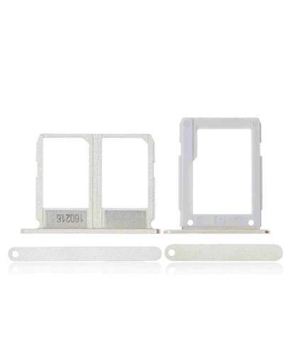 Tiroir Double SIM pour SAMSUNG A90 Pro - A910 2016 - Or - 2 pièces