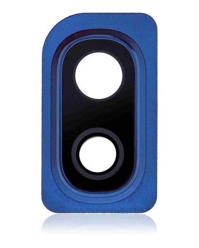 Lentille caméra arrière avec support compatible SAMSUNG A10 - A105 2019 - Bleu