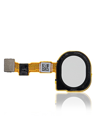 [107082101131] Lecteur d'empreintes digitales avec nappe bouton power compatible SAMSUNG A11 A115 2020 - Blanc