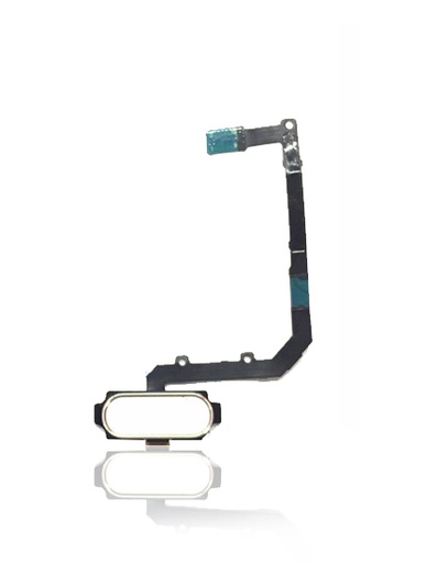 Nappe bouton Home pour SAMSUNG A9 Pro - A910 2016 - Blanc