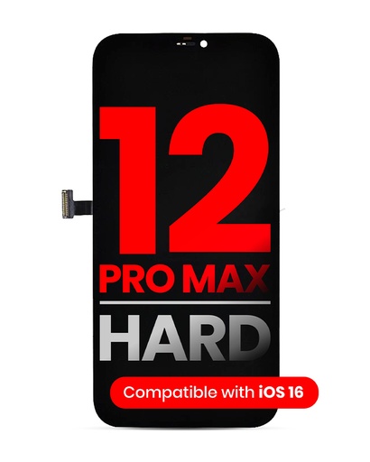 [107082082983] Bloc écran OLED compatible pour iPhone 12 Pro Max - Aftermarket Plus - Hard