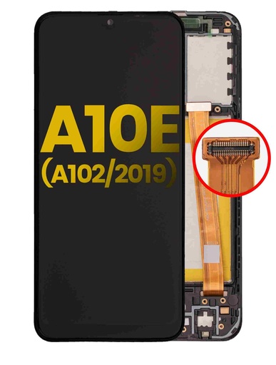 Bloc écran LCD avec châssis pour SAMSUNG A10e - A102 2019 - Reconditionné - Toutes couleurs