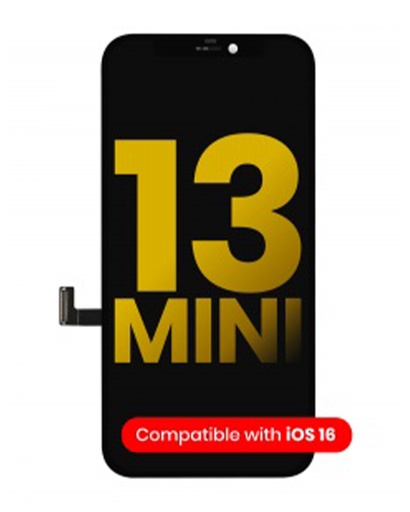 [107082080526] Bloc écran OLED compatible pour iPhone 13 Mini - Reconditionné