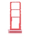 Tiroir Double SIM pour SAMSUNG A11 A115 2020 - Rouge