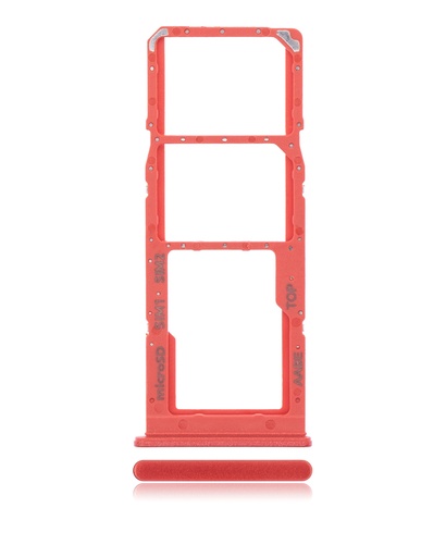 Tiroir Double SIM pour SAMSUNG A12 A125 2020 - Rouge