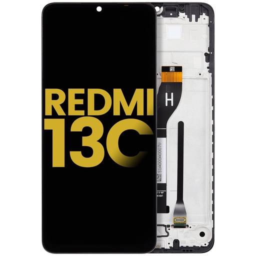 Bloc écran LCD avec châssis pour XIAOMI Redmi 13C - Reconditionné - Toutes couleurs