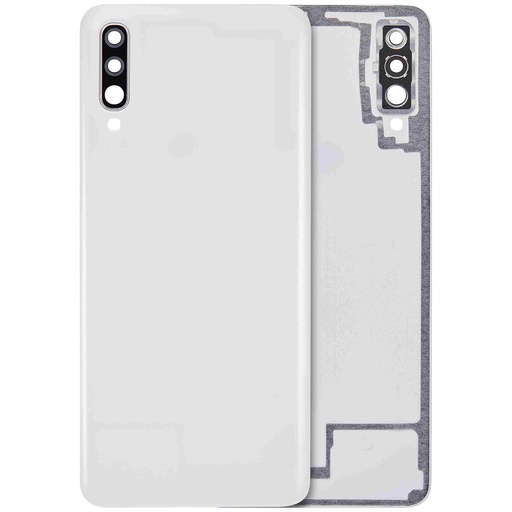 [107082119978] Vitre arrière compatible SAMSUNG A70 - A705 2019 - Aftermarket Plus - Blanc