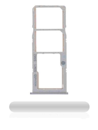 Tiroir Double SIM pour SAMSUNG A71 - A715 2020 - Prism Crush Silver