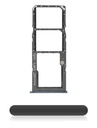 Tiroir Double SIM pour SAMSUNG A71 - A715 2020 - Prism Crush Black