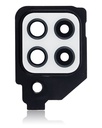 Lentille caméra arrière avec support pour SAMSUNG A22 4G - A225 2021 - Blanc