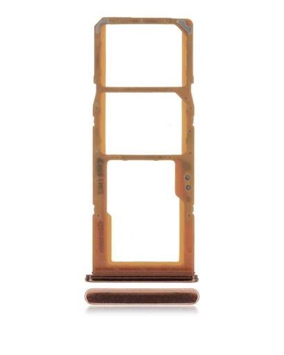 Tiroir Double SIM pour SAMSUNG A70 - A705 2019 - Corail