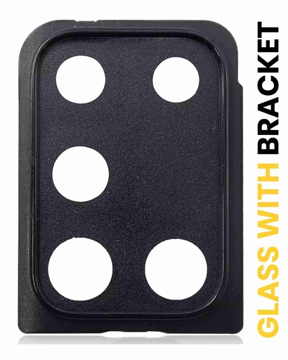 Lentille caméra arrière avec support pour SAMSUNG A21S - A217 2020 - Noir