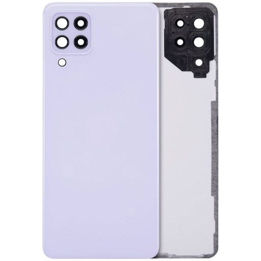 [107082119967] Vitre arrière avec lentille caméra arrière compatible SAMSUNG A22 4G A225 2021 - Aftermarket Plus - Violet