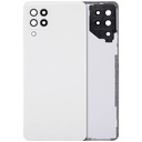Vitre arrière avec lentille caméra arrière pour SAMSUNG A22 4G A225 2021 - Aftermarket Plus - Blanc