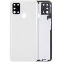 Vitre arrière avec lentille caméra arrière pour SAMSUNG A21S A217 2020 - Aftermarket Plus - Blanc