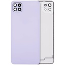 Vitre arrière avec lentille caméra arrière pour SAMSUNG A22 5G A226 2021 - Aftermarket Plus - Violet