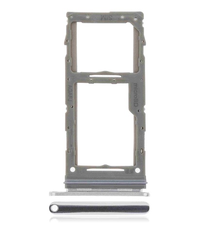 Tiroir SIM pour SAMSUNG A71 5G - A716 2020 - Prism Cube Silver