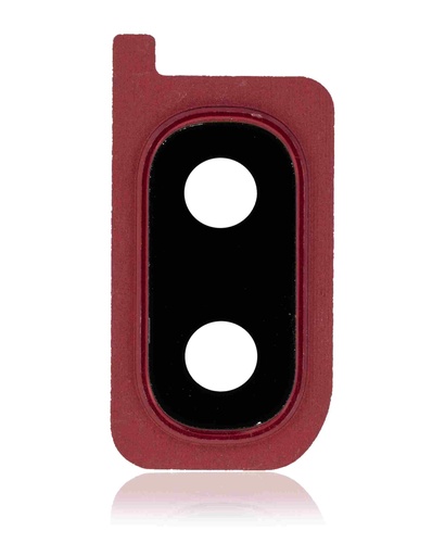 Lentille caméra arrière avec support et anneau pour SAMSUNG A20 - A205 2019 - Rouge