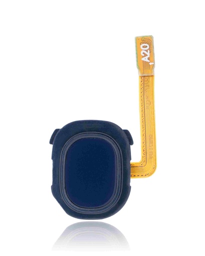 Lecteur d'empreintes digitales avec nappe pour SAMSUNG A20 - A205 2019 - Bleu foncé
