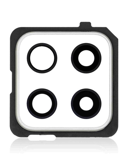 [107082085821] Lentille caméra arrière avec anneau compatible SAMSUNG A42 5G - A426 2020 - Prism Dot White