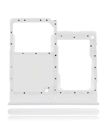 [107082020970] Tiroir SIM compatible SAMSUNG A20e - A202 2019 - Blanc