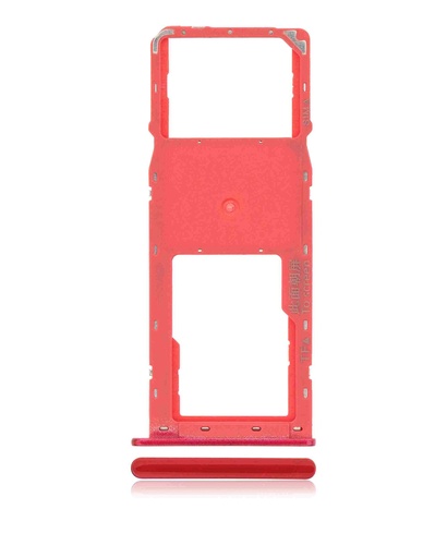 Tiroir SIM pour SAMSUNG A10s - A107 2019 et A20s -A207 2019 - Rouge