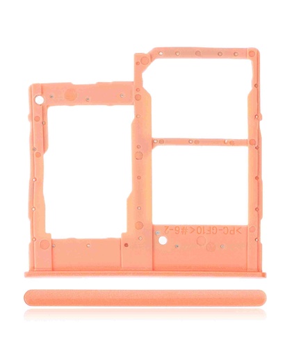 [107082026035] Tiroir Double SIM compatible SAMSUNG A20e - A202 2019 - Corail