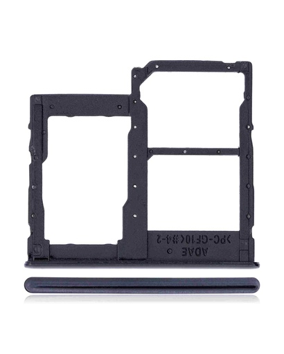 Tiroir Double SIM pour SAMSUNG A41 - A415 2020 - Prism Crush Black