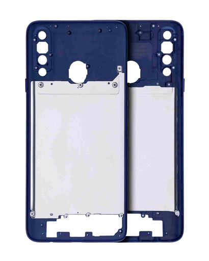 Châssis central pour SAMSUNG A20s - A207 2019 - Bleu