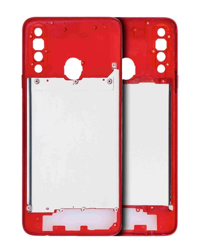 Châssis central pour SAMSUNG A20s - A207 2019 - Rouge
